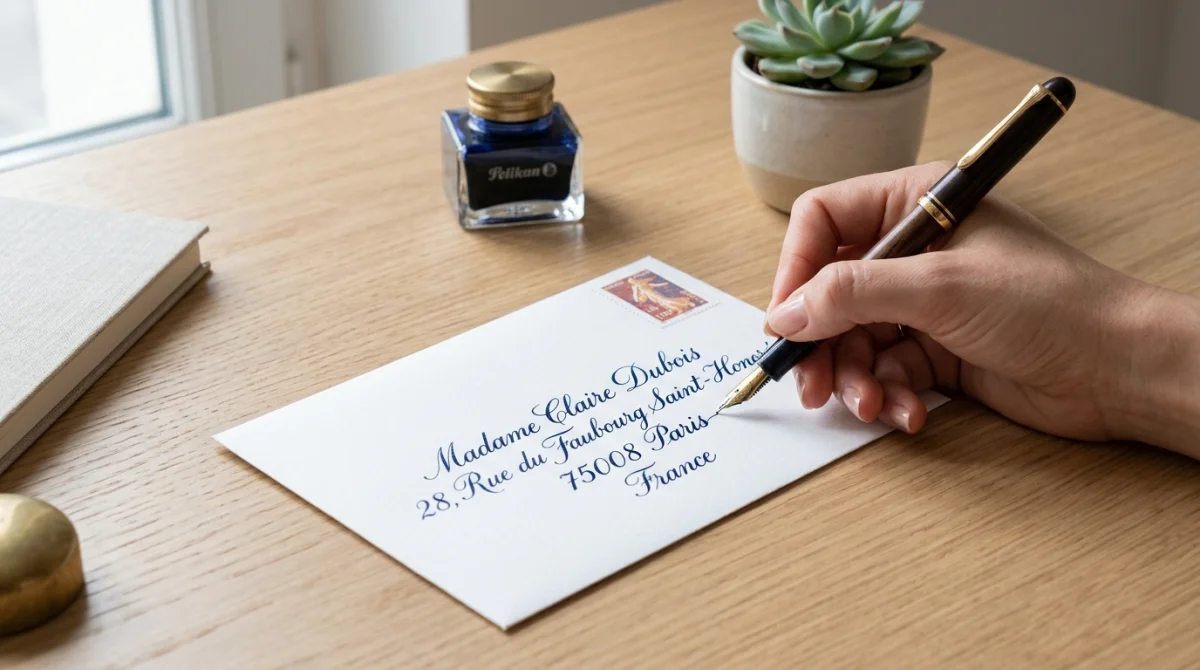 comment ecrire sur une enveloppe
